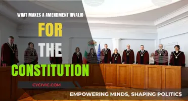 Amendments: What Makes Them Invalid?