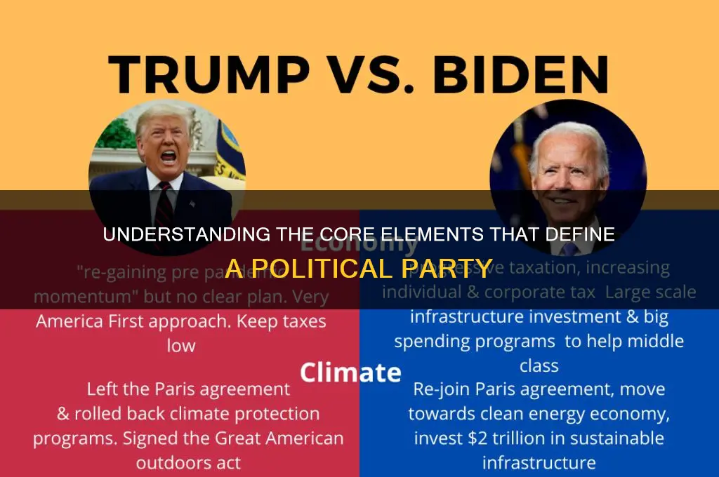 what makes a political party