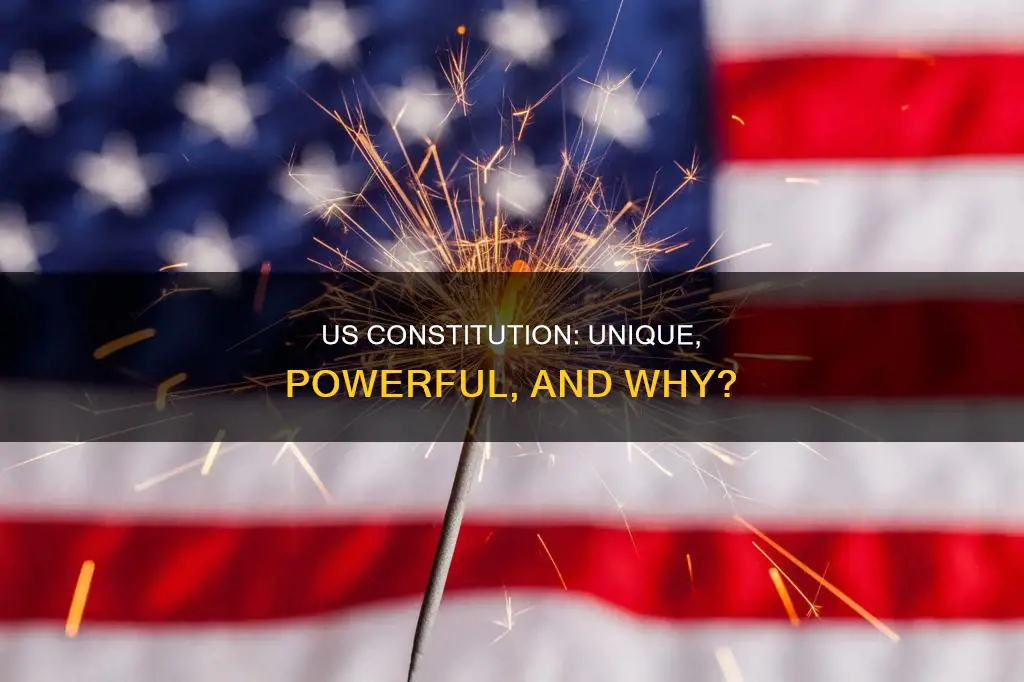 what makes the us constitution different from all others