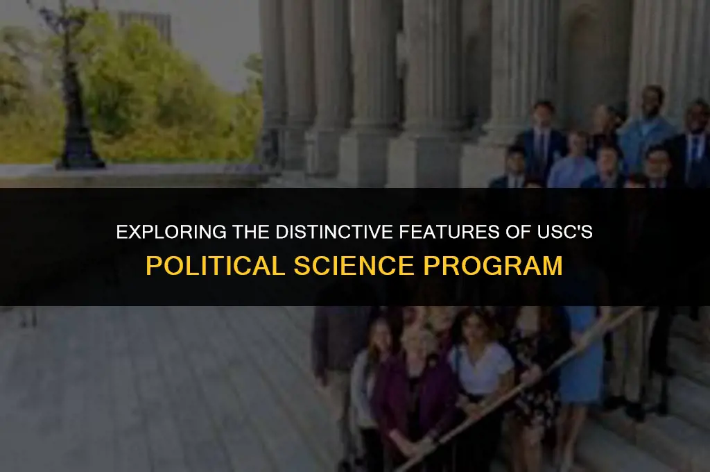 what makes usc political science unique