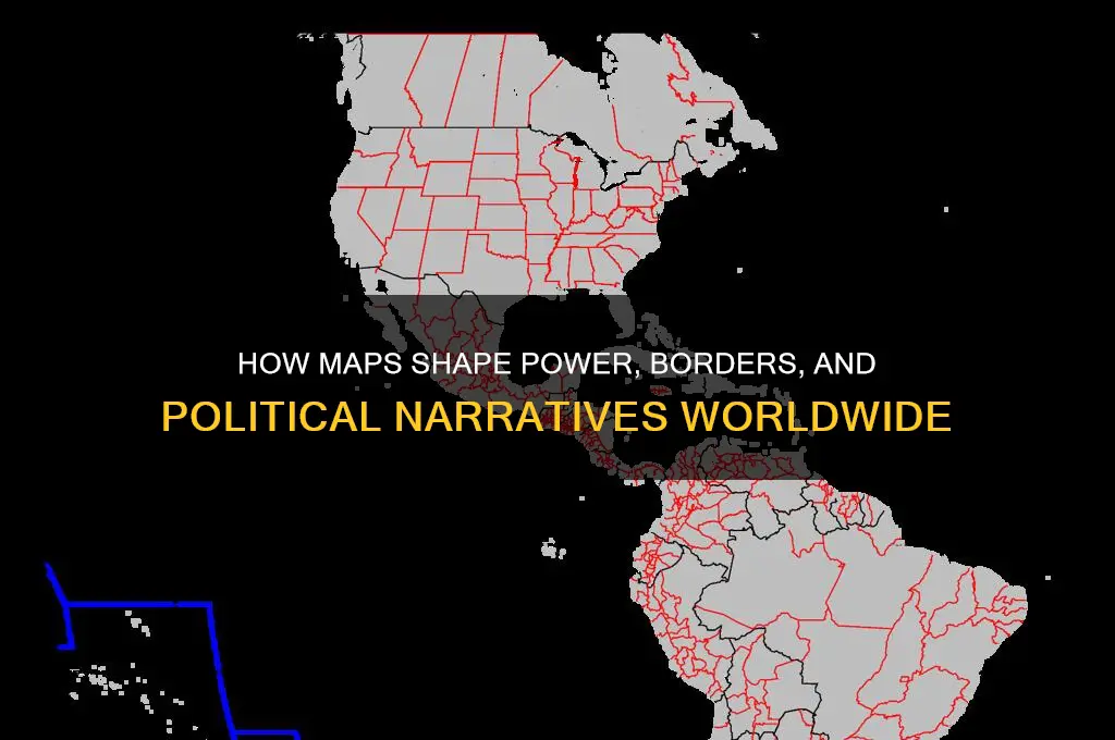 what maps are political