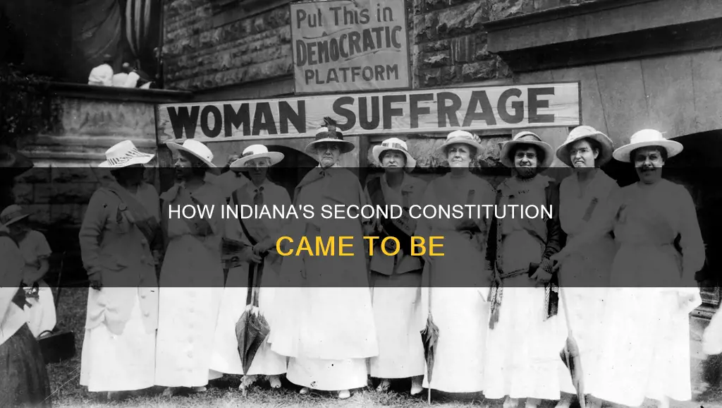 what mechanism was used to create the 2nd indiana constitution