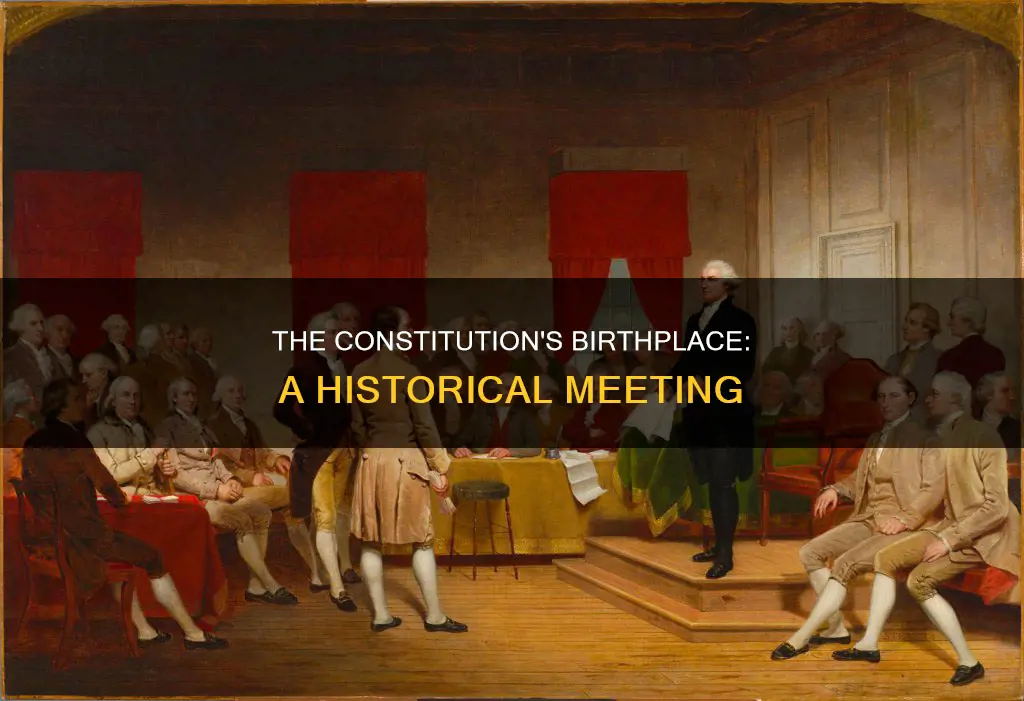 what meeting was the constitution written