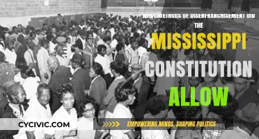 Mississippi's Constitution: Methods of Disenfranchisement