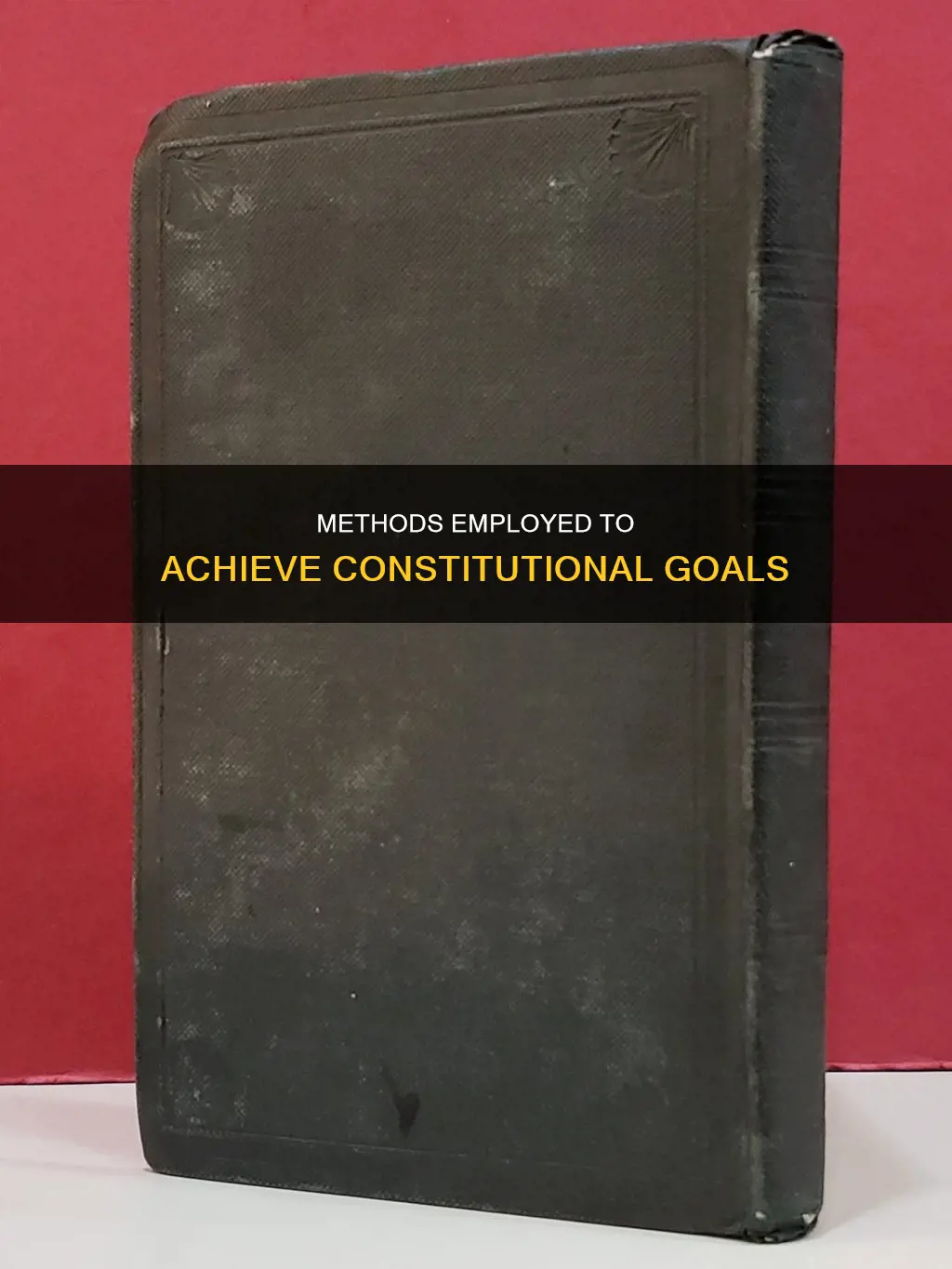 what methods were used to accomplish this constitution aim