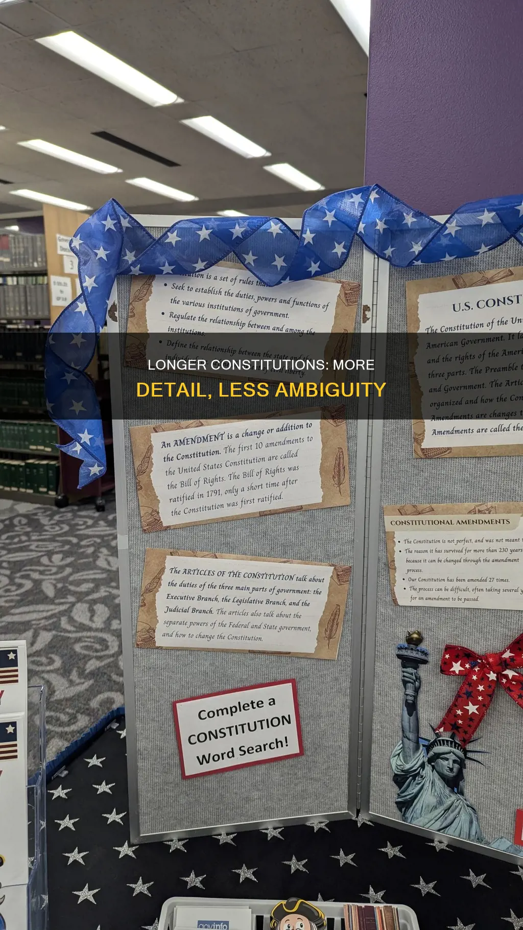 what might be the benefit of having a longer constitution