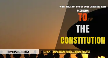 Congress' Constitutional Military Powers