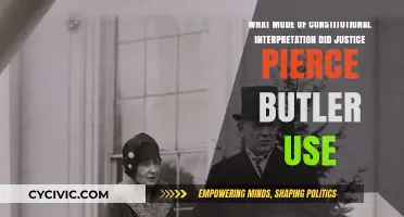 Justice Pierce Butler's Constitutional Interpretation Mode