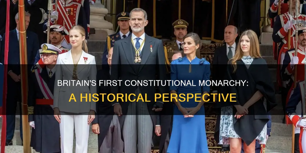 what monarchy was britain first constitutional