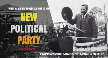 Roosevelt's Bold Move: Naming His New Political Party