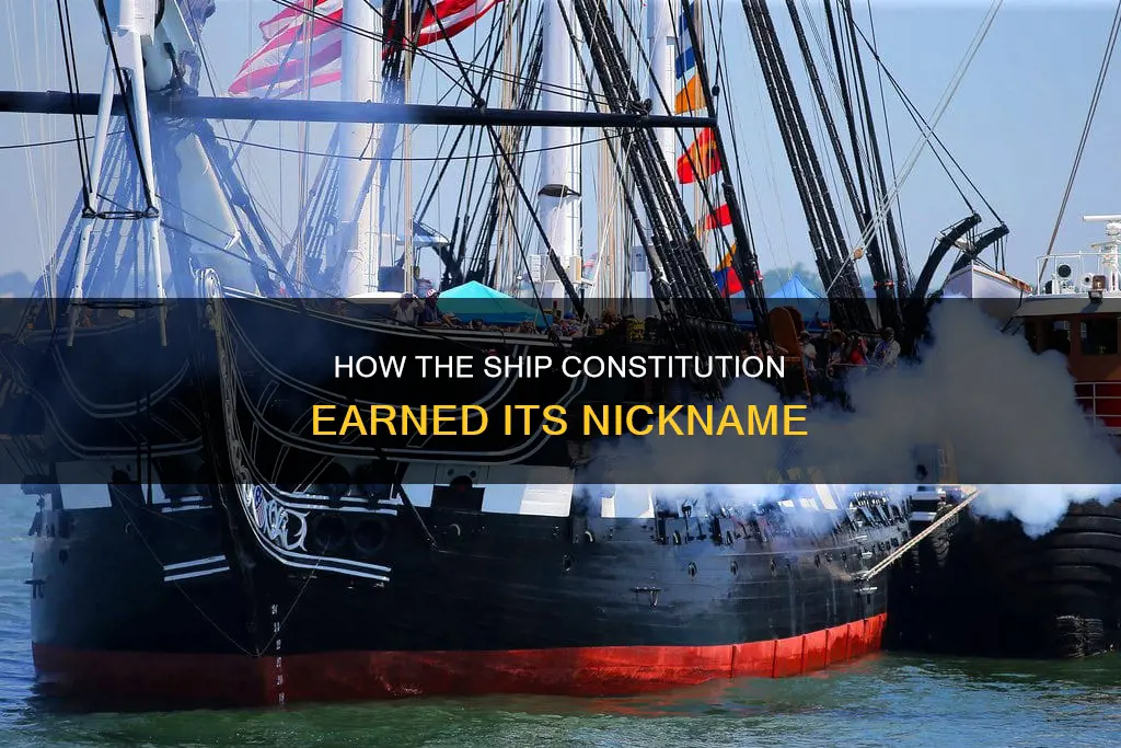 what name did the people give to the ship constitution
