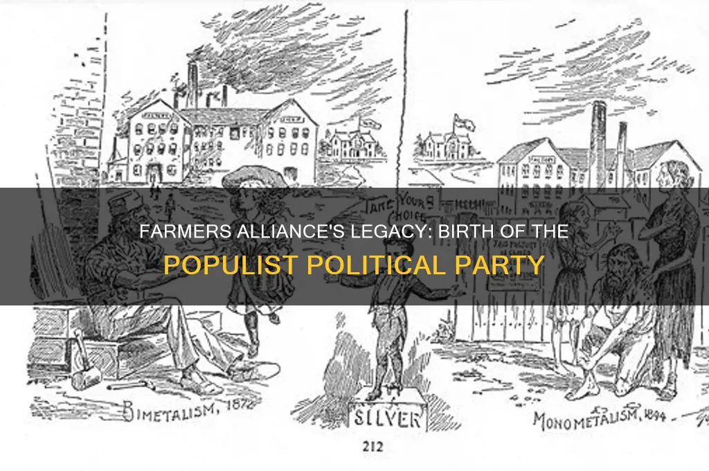 what national political party was formed by the farmers alliance