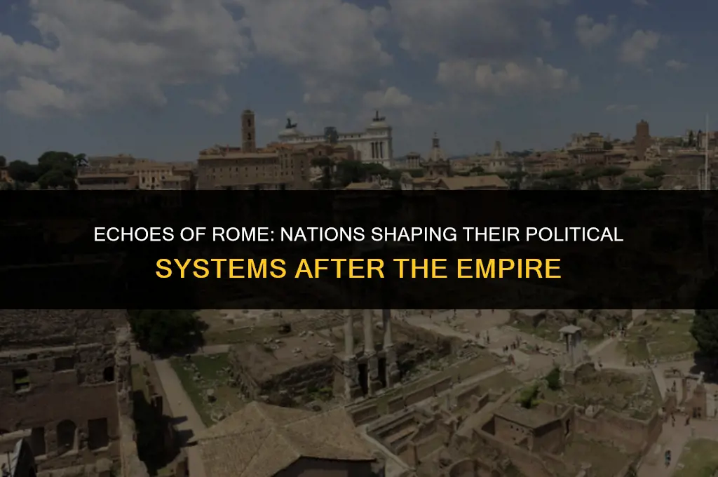 what nations modeled their political system after the roman empire