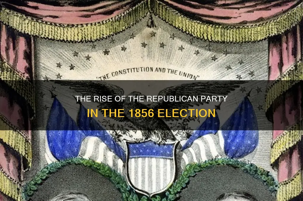 what new political party appeared in the election of 1856