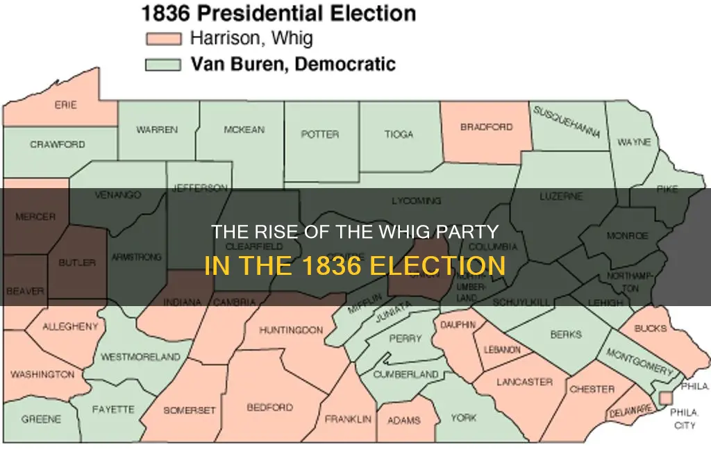 what new political party participated in the election of 1836