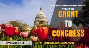 Congress' Non-Legislative Powers: What the Constitution Grants