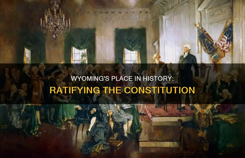 what number was wyoming to ratify the constitution