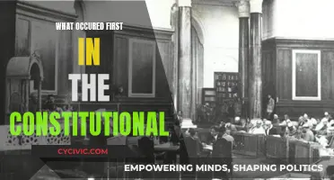 The Constitutional Timeline: What Came First?