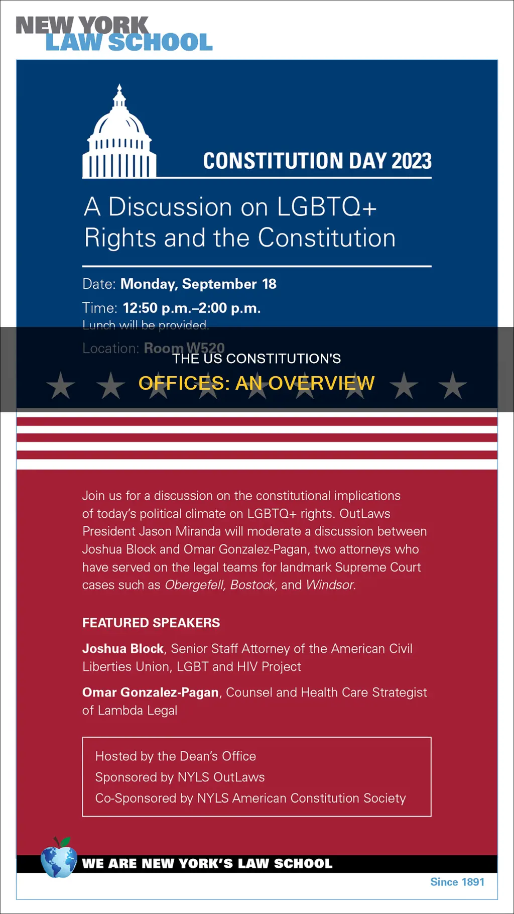 what offices are there in the us constitution