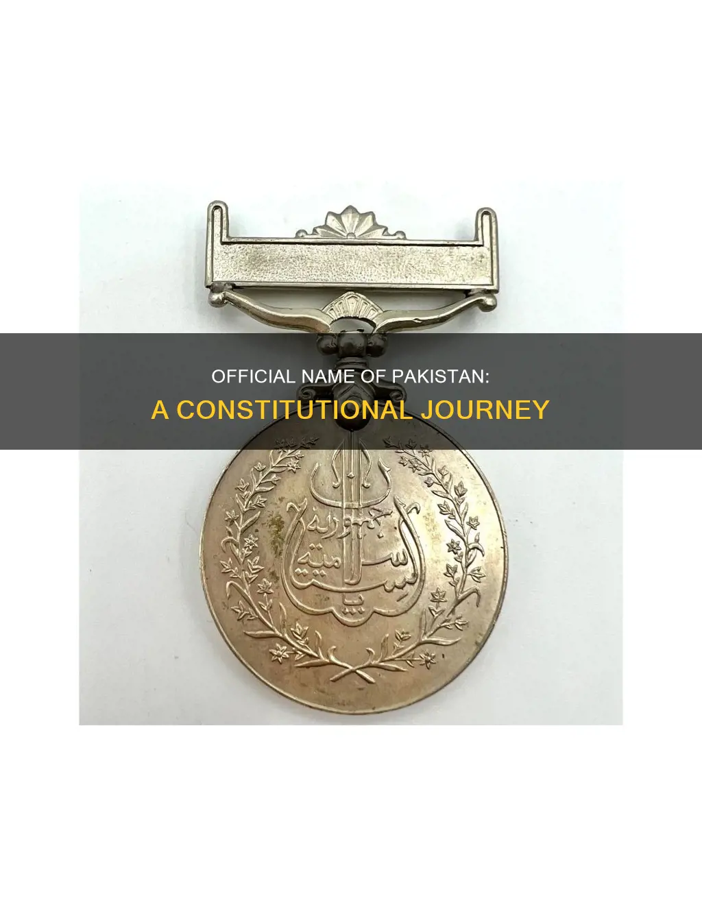 what official name was given to pakistan in 1956 constitution