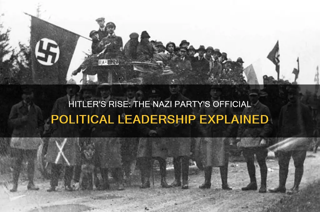what official political party was hitler leader of