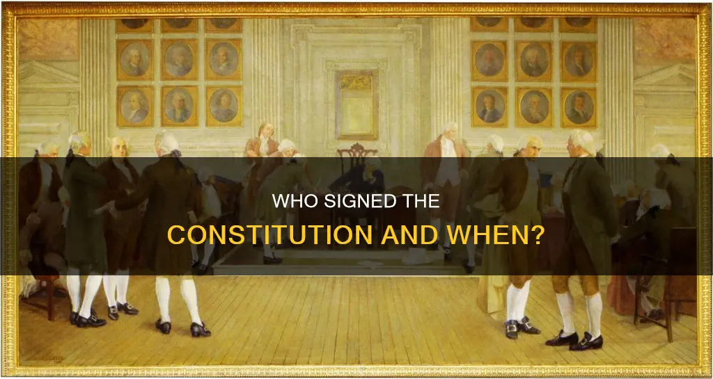 what order did the delegates sign the constitution