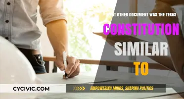 Texas Constitution: Similarities to Which Document?