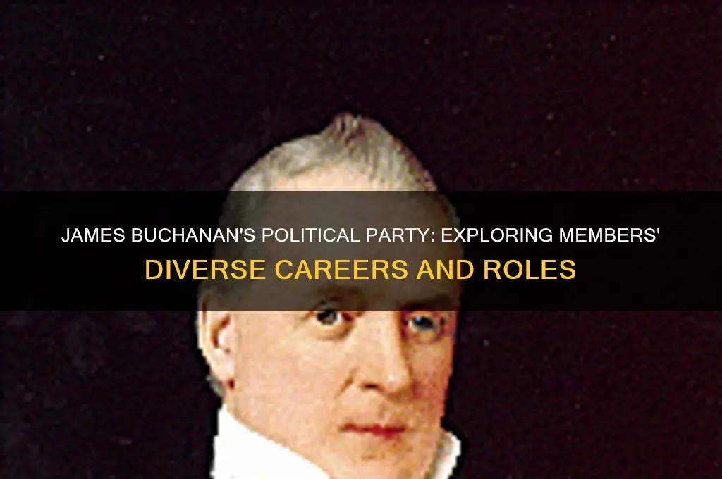 what other jobs did james buchanan political party