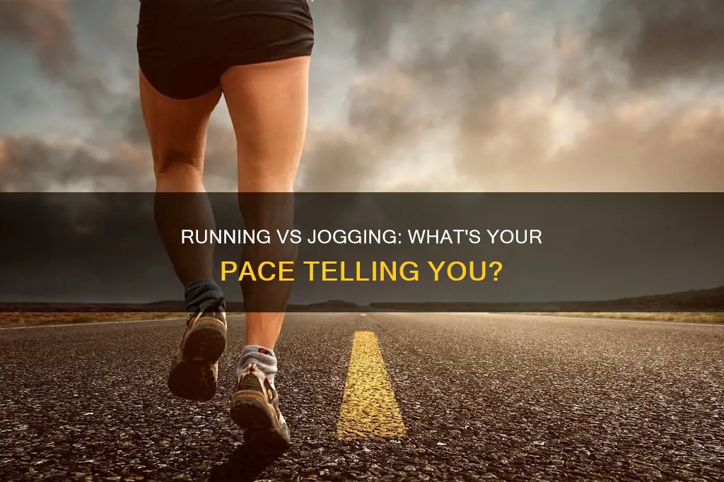 what pace per mile constitutes running instead of jogging