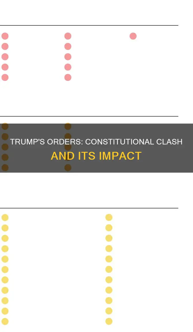 what part of constitution affected trump order