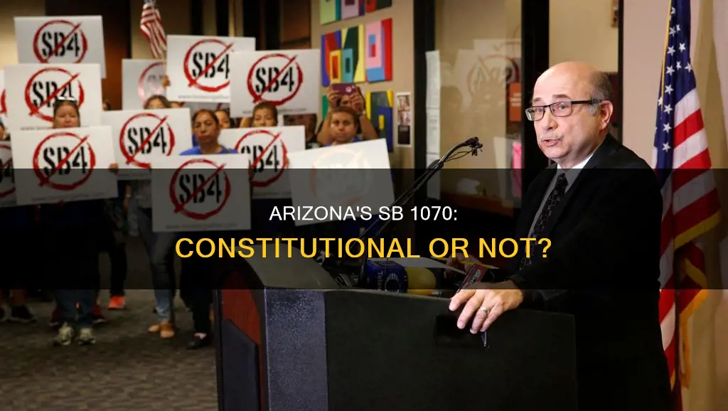 what part of sb 1070 is constitutional