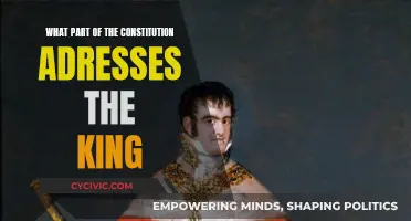 The Constitution's Address to the King
