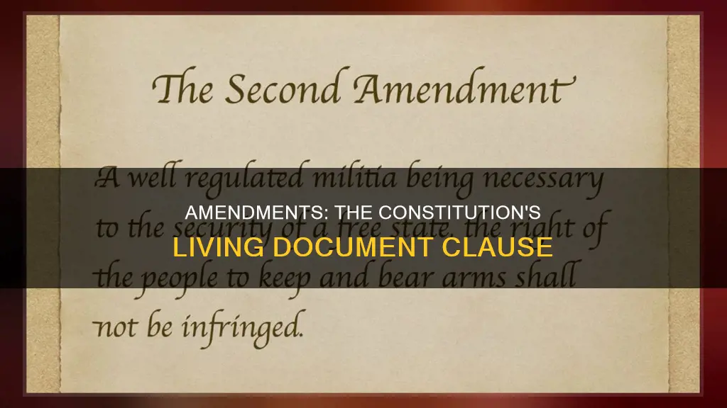 what part of the constitution allows for amendments