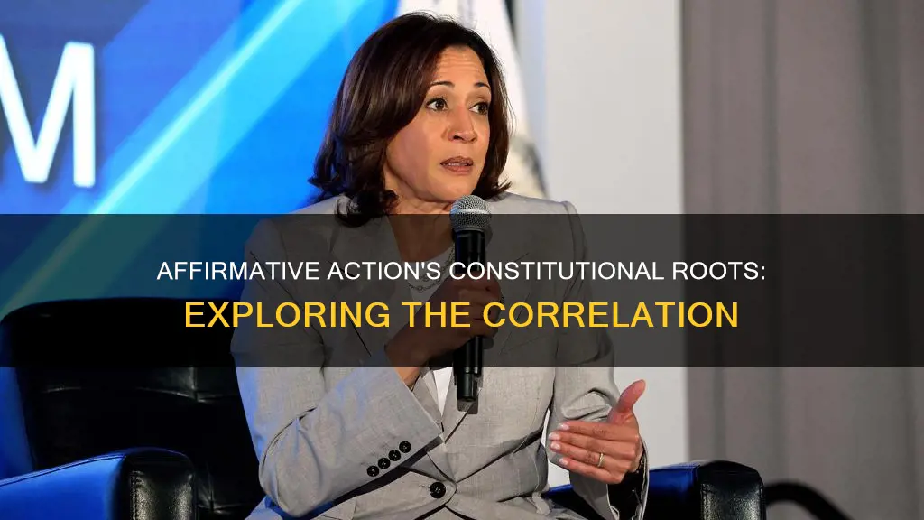 what part of the constitution correlates with affirmative action