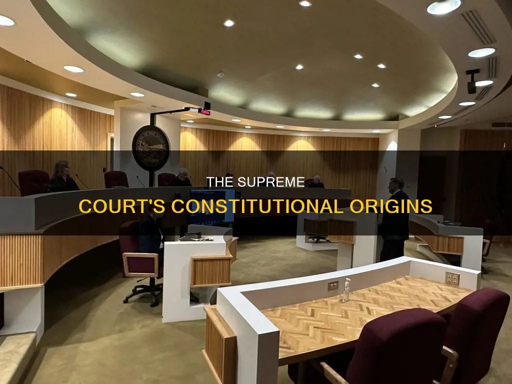 what part of the constitution created the supreme court