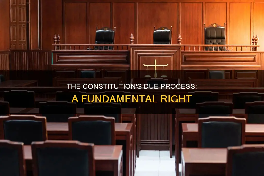 what part of the constitution deals with due process
