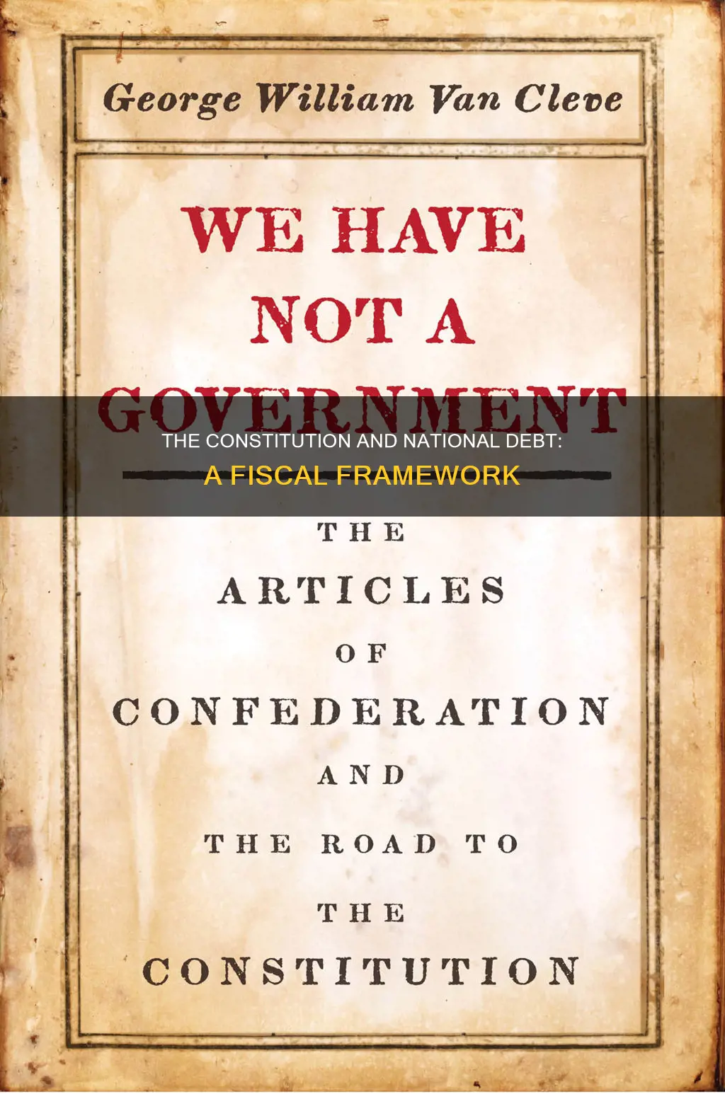 what part of the constitution deals with national debt