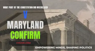 McCulloch v Maryland: Confirming the Supremacy Clause