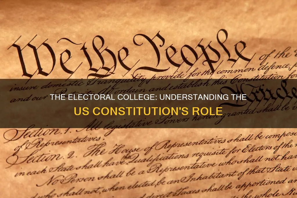 what part of the constitution explains the electoral college