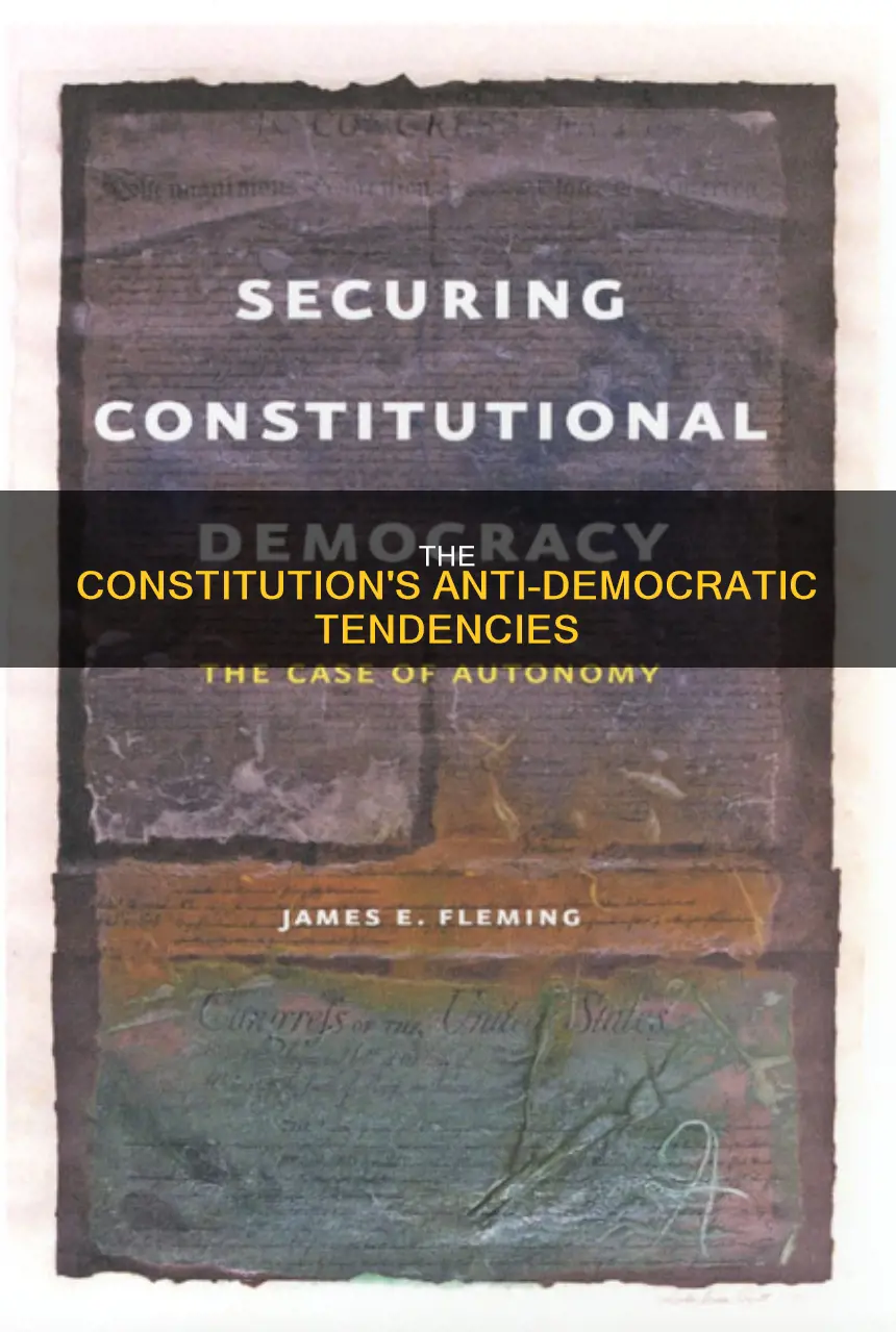 what part of the constitution goes against democracy