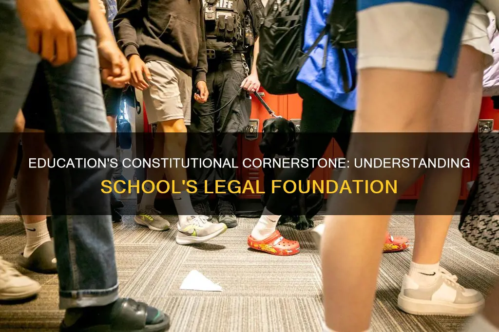 what part of the constitution goes over school