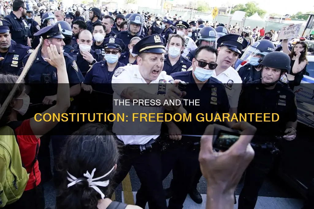 what part of the constitution guarantees freedom of the press