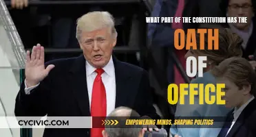 The Oath of Office: A Constitutional Cornerstone
