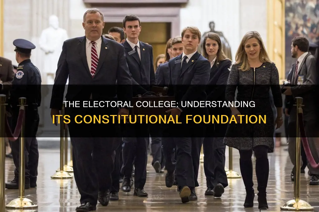 what part of the constitution impliments the electoral college