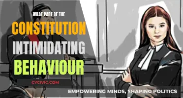 Intimidating Behaviour: Constitutional Rights and Wrongs