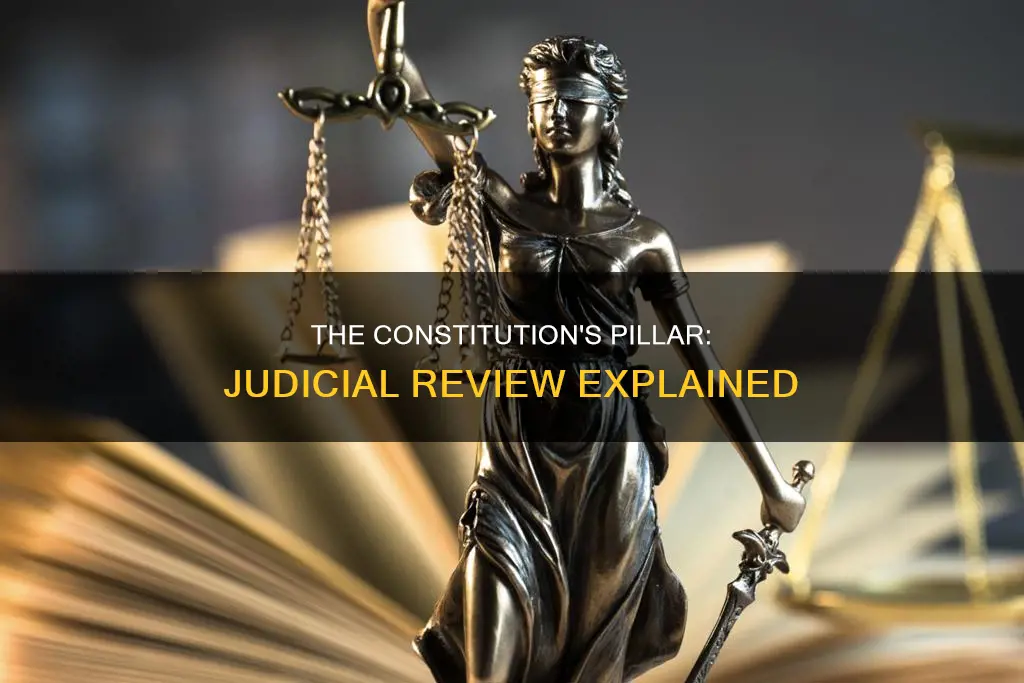 what part of the constitution is judicial review