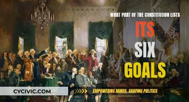 The Constitution's Aspirational Goals: Understanding the Six-Point List