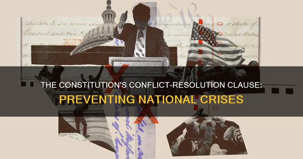 what part of the constitution prevents certain conflicts