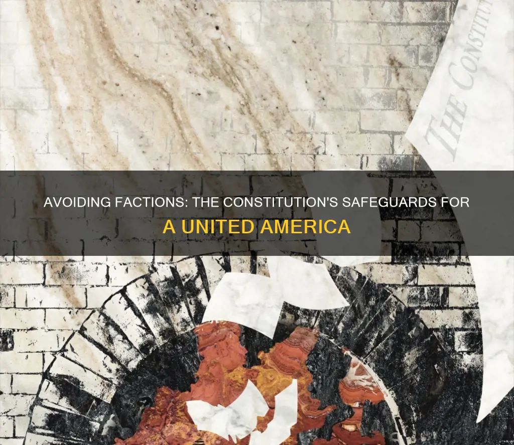 what part of the constitution prevents factions