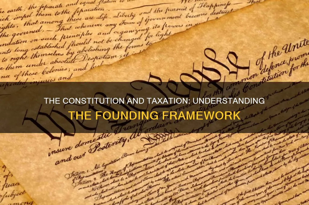 what part of the constitution provides for taxation